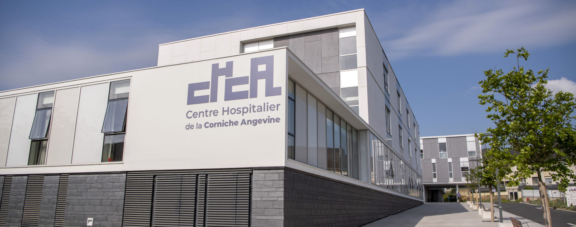 Bâtiment du Centre Hospitalier de la Corniche Angevine.